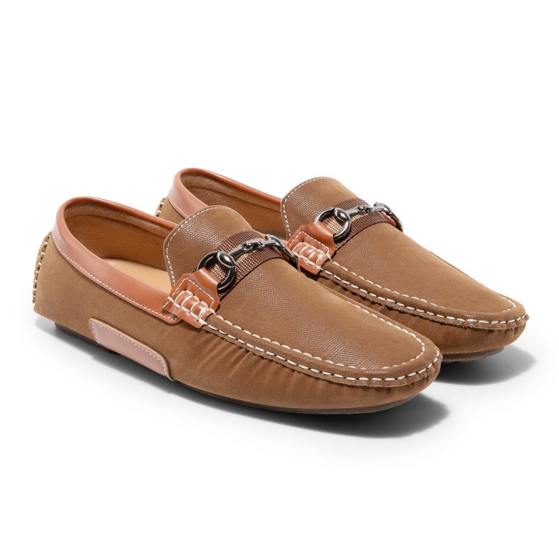 Bruno Marc Men's Driving Penny Loafers Casual Moccasins Shoes,Size 12,Tan - Image 5